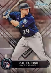 2022 Bowman Sterling Base Set Cal Raleigh #BSR-4 card
