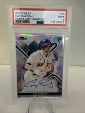 2022 Finest Autographs Cal Raleigh #FA-CR card