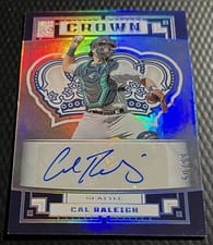 2022 Panini Capstone Crown Autographs Cal Raleigh #C-CR card