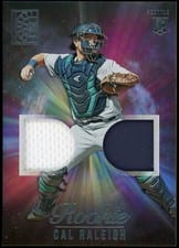 2022 Panini Capstone Rookie Dual Materials Cal Raleigh #RDM-CR card