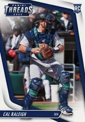 2022 Panini Chronicles Threads Cal Raleigh #11 card