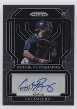 2022 Panini Prizm Rookie Autographs Cal Raleigh #RA-CR card