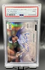 2022 Stadium Club Chrome Autographs Cal Raleigh #SCCBA-CR