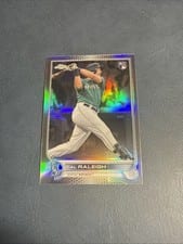2022 Topps Chrome Cal Raleigh Refractor #149 card