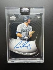 2022 Topps Chrome Black Autographs Cal Raleigh #CBA-CR card