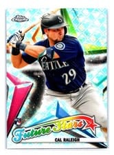 2022 Topps Chrome Logofractor Edition Future Stars Cal Raleigh #FS-6 card
