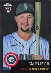 2022 Topps Chrome Platinum Anniversary Base Set Cal Raleigh #237 card