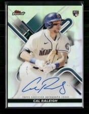 2022 Topps Finest Autographs Cal Raleigh #FA-CR card