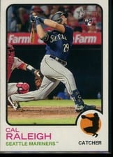 2022 Topps Heritage Cal Raleigh #367 card