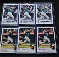2022 Topps Heritage Chrome Cal Raleigh #367 card