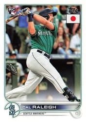 2022 Topps Japan Edition Base Set Cal Raleigh #169 card