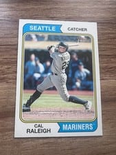 2023 Topps Heritage Cal Raleigh #350 card