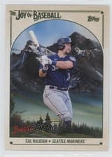 2023 Topps x Bob Ross: The Joy of Baseball Base Set Cal Raleigh #29 card
