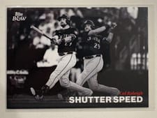 2025 Topps Black & White Shutter Speed Cal Raleigh #SS13 card