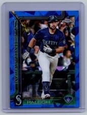 2025 Topps Chrome Update Sapphire Base Set Cal Raleigh #USC45* card