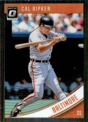 2018 Donruss Optic Base Set Cal Ripken #71 card