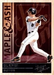2019 Panini Leather & Lumber Maple and Ash Cal Ripken #MA-6 card