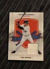 2021 Panini Chronicles America's Pastime Dual Swatches Cal Ripken #90 card
