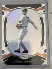 2021 Panini Chronicles Certified Autographs Cal Ripken #3 card