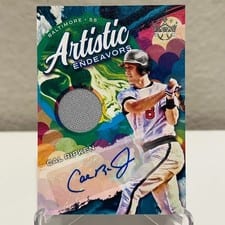 2022 Panini Diamond Kings Artistic Endeavors Material Signatures Cal Ripken #AEMS-CR card