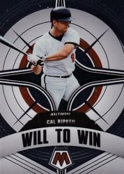 2022 Panini Mosaic Will to Win Cal Ripken #WW-12 card
