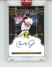 2024 Panini Impeccable Timeless Moments Signatures Cal Ripken #TMS-CR card