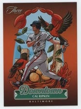 2025 Panini Three and Two Downtown Cal Ripken #6 card