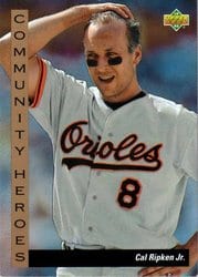 1993 Upper Deck Base Set Cal Ripken Jr. #36 card