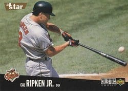 1996 Collector's Choice Base Set Cal Ripken Jr. #1 card