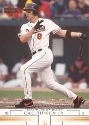 2002 Upper Deck Base Set Cal Ripken Jr #494 card