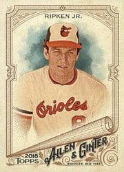 2018 Topps Allen & Ginter Base Set Cal Ripken Jr. #60 card