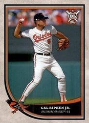 2018 Topps Big League Base Set Cal Ripken Jr. #336 card