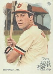 2019 Topps Allen & Ginter Base Set Cal Ripken Jr. #74 card