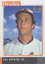 2020 Topps Archives Snapshots Base Set Cal Ripken Jr. #AS-CR card