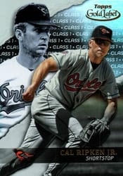 2020 Topps Gold Label Base Set Cal Ripken Jr. #10 card