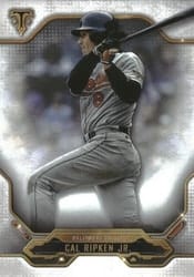 2020 Topps Triple Threads Base Set Cal Ripken Jr. #9 card