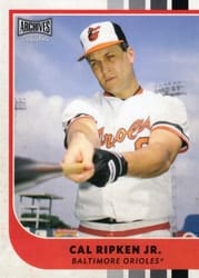 2021 Topps Archives Snapshots Base Set Cal Ripken Jr. #49 card
