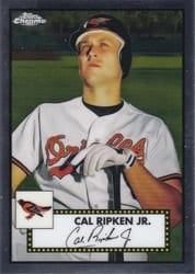 2021 Topps Chrome Platinum Anniversary Base Set Cal Ripken Jr. #498 card