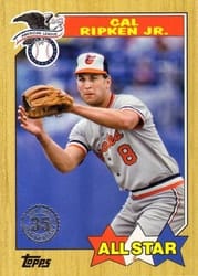 2022 Topps 1987 Topps Baseball All-Stars Cal Ripken Jr. #87AS-9 card