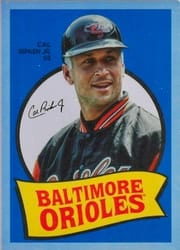 2023 Topps Archives 1969 Team History Foil Cal Ripken Jr. #69T-8 card