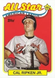 2024 Topps 1989 Topps Baseball 35th Anniversary All-Stars Cal Ripken Jr. #89ASB-13 card