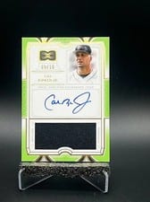 2024 Topps Definitive Collection Framed Autograph Patch Cal Ripken Jr. #FAPC-CR card