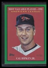 2025 Topps Update Most Valuable Cal Ripken Jr. #MV-27 card