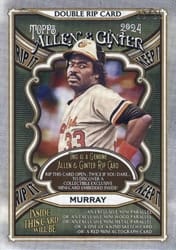 2024 Topps Allen & Ginter Double Rip Cards Cal Ripken Jr. / Eddie Murray (Baltimore Orioles) #DRIP-MR card