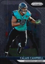 2018 Panini Prizm Base Set Calais Campbell #112 card