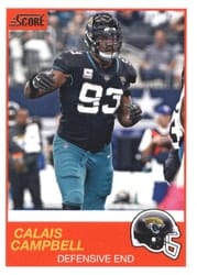 2019 Score Base Set Calais Campbell #69 card