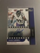 2021 Panini Chronicles Signature Series Calais Campbell #SS-CCA card