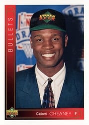 1993-94 Upper Deck Base Set Calbert Cheaney #164 card