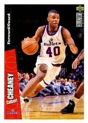 1996-97 Collector's Choice Base Set Calbert Cheaney #162 card