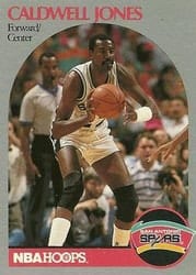1990-91 Hoops Base Set Caldwell Jones #268 card